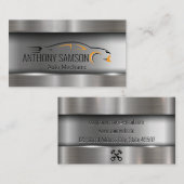 Car-Logo Metallisch gegossen Industrie Visitenkarte (Vorne/Hinten)