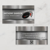 Car Logo Metallische Industriekarte Visitenkarte (Vorne/Hinten)