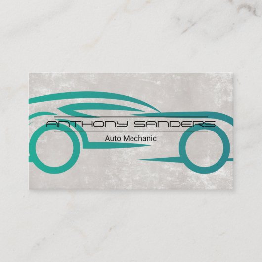 Car-Logo Visitenkarte (Vorderseite)