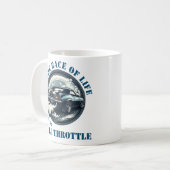  Car Lover Always Go Full Throttle Kaffeetasse (Vorderseite Links)