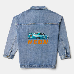 Car Lover   Geschenk für ihn   Car Typ Gift Jeansjacke