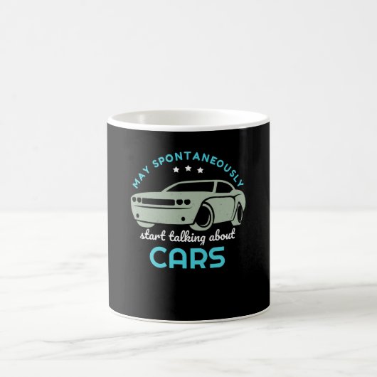 Car Lover Mechanic spricht über Autos Kaffeetasse (Mittel)