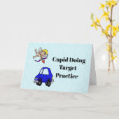 Car Lovers Funny Valentine's Day Card Karte (Gelbe Blume)