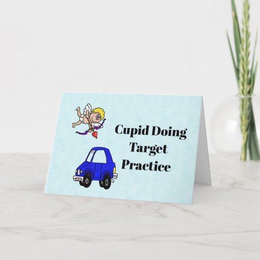 Car Lovers Funny Valentine's Day Card Karte (Vorderseite)