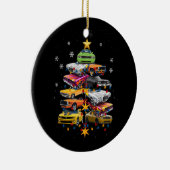Car Madness Weihnachtsbaum Classic Muscle Cars Xma Keramik Ornament (Rechts)