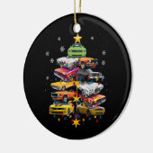 Car Madness Weihnachtsbaum Classic Muscle Cars Xma Keramik Ornament (Links)