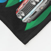 Car Madness Weihnachtsbaum! Muskelkater und Hotrop Fleecedecke (Ecke)