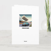 Car Matratze Funny Redneck Joke Birthday Karte (Rückseite)