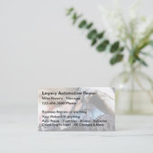 Car Mechanic Einzigartig bearbeitbare Visitenkarte (Stehend Vorderseite)