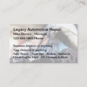 Car Mechanic Einzigartig bearbeitbare Visitenkarte (Vorderseite)