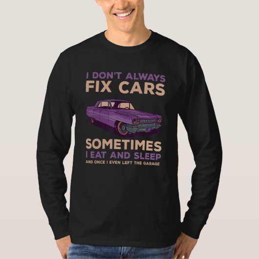 Car Mechanic for Automobile Mechanic Garage Cool C T-Shirt (Vorderseite)