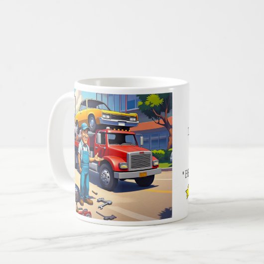 " CAR MECHANIC " KAFFEETASSE (Vorderseite Links)