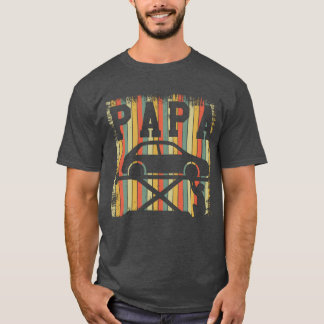 Car Mechanische Papa Retro Vintage Vatertagsgesche T-Shirt