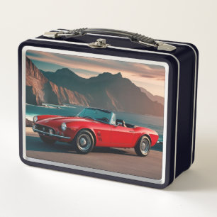 Car Metal Lunch Box für Schulkinder
