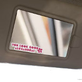 Car Mirror Niedlich Messages Stickers Aufkleber