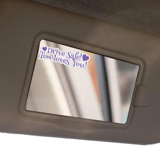 Car Mirror Niedlich Messages Stickers Aufkleber