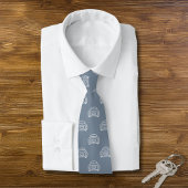 Car Muster Lapis Gray Figaro Figarations Neck Tie Krawatte