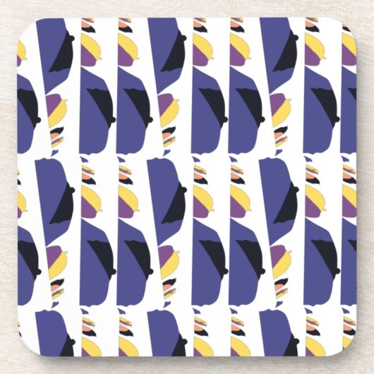 Car Night Shades pixat von Masanser Getränkeuntersetzer (Vorderseite)