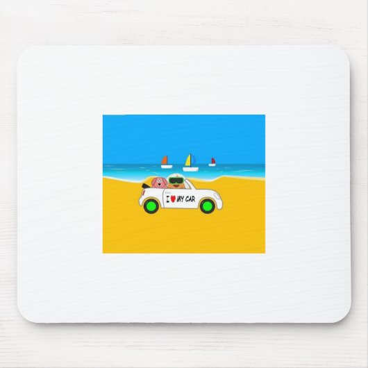 Car of Pou Mousepad (Vorne)
