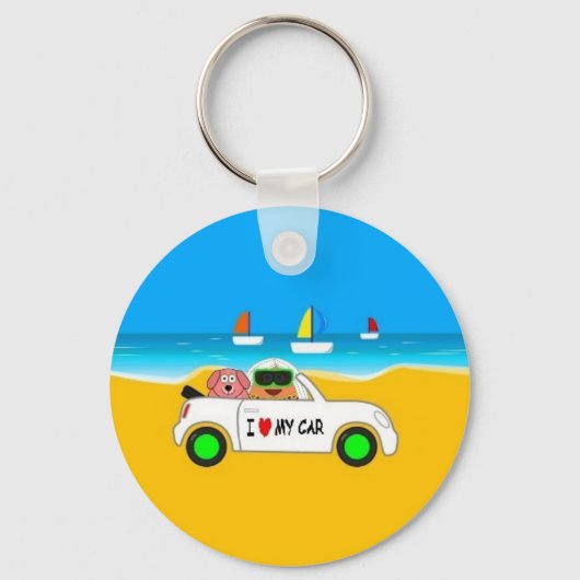 Car of Pou Schlüsselanhänger (Vorderseite)