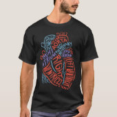 Car Painter Heartbeat Paint Gun Pulse EKG Auto Bod T-Shirt (Vorderseite)