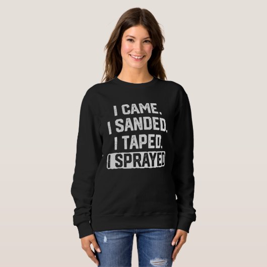 Car Painter Painting Sweatshirt (Vorne ganz)