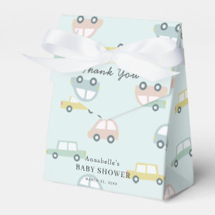 Car Pattern Blue Boy Baby Dusche Geschenkschachtel