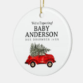 Car Pine Tree We're Expecting Parents Ornament (Links)