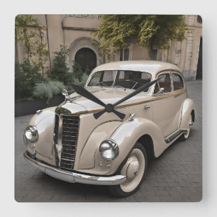 CAR QUADRATISCHE WANDUHR