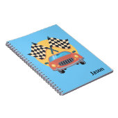 Car Racing Auto Themed Notebook Notizblock (Rechte Seite)