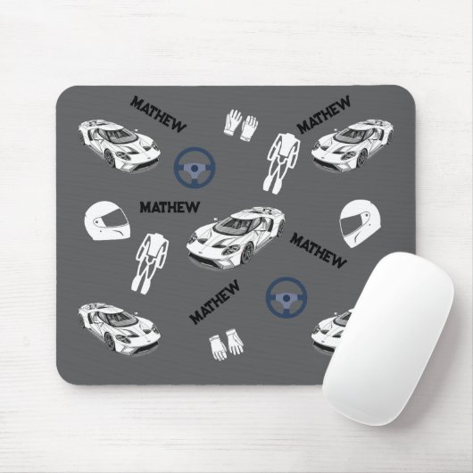 Car racing Mousepad (Mit Mouse)