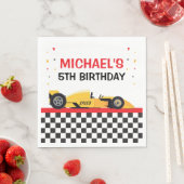 Car Racing Party Serviette (Beispiel)