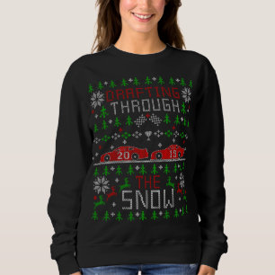 Car Racing Race Fan Funny Ugly Christmas Sweater P Sweatshirt
