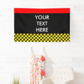 Car Racing / Schachmuster + Ihr Backgr. Ideen Banner (Insitu)