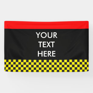 Car Racing / Schachmuster + Ihr Backgr. Ideen Banner