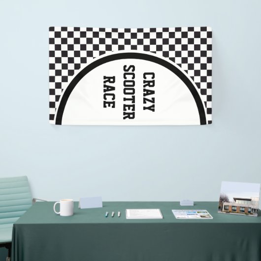 Car Racing / Schachmuster + Ihr Backgr. Ideen Banner (Messeveranstaltung)