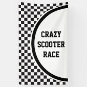 Car Racing / Schachmuster + Ihr Backgr. Ideen Banner (Vertikal)