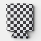 Car Racing / Schachmuster + Ihr Backgr. Ideen Dosenkühler (Rückseite)