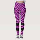 Car Racing / Schachmuster + Ihr Backgr. Ideen Leggings (Vorderseite)