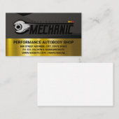 Car Repair Logo Wrenches | Auto Shop Care Visitenkarte (Vorne/Hinten)