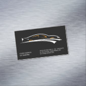 Car Salesman | Autosymbol Magnetische Visitenkarte (Beispiel)