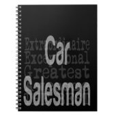 Car Salesman Extraordinaire Notizblock (Vorderseite)