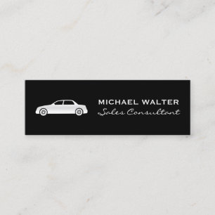 Car Salesman Mini Visitenkarte