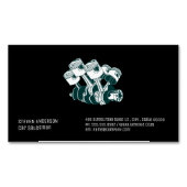 Car Salesman | Piston Car Motor Magnetische Visitenkarte (Vorderseite)