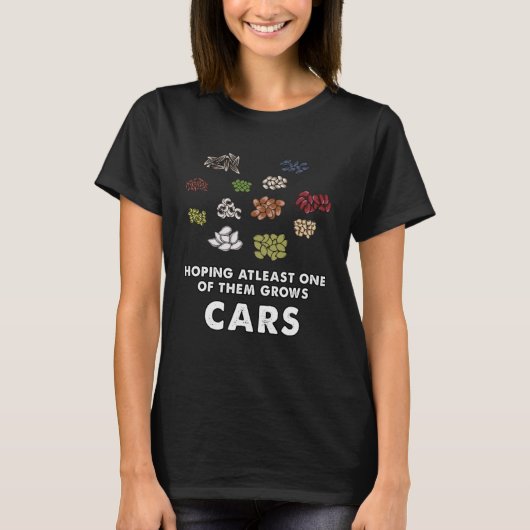car Seeds growth meme T-Shirt (Vorderseite)