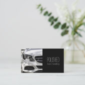 Car Service Auto mit Geschäftskarte Visitenkarte (Stehend Vorderseite)