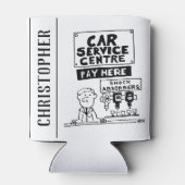 Car Service Center Mechanik und Stoßdämpfer Dosenkühler (Rückseite)