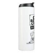 Car Service Center Mechanik und Stoßdämpfer Thermosbecher (Nach links gedreht)