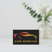 Car Service Visitenkarte (Stehend Vorderseite)