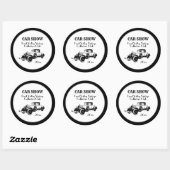 CAR SHOW - Aufkleber (Blatt)